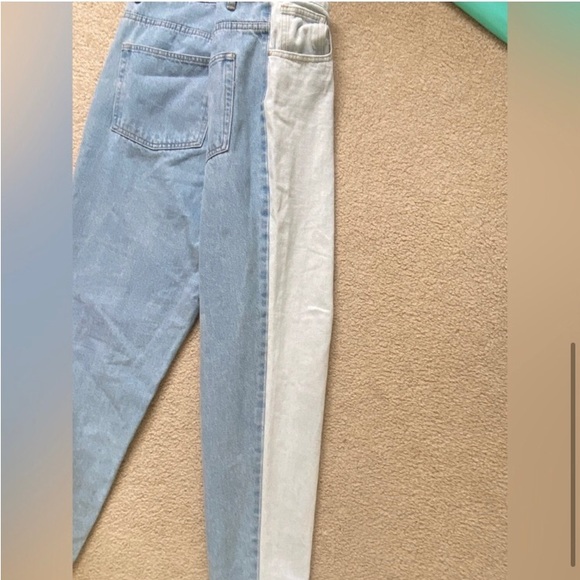 Refuge‎ Denim Two-Tone Mom Jeans size 13 - Picture 4 of 4